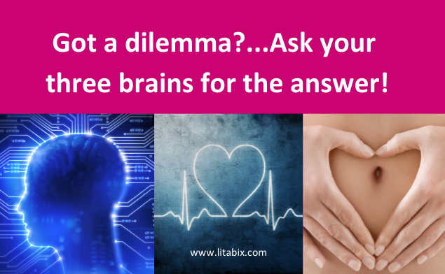 How to solve a dilemma? Ask your three brains for the answer!